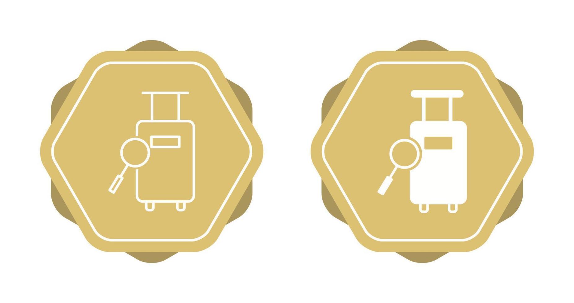 Find Luggage Vector Icon