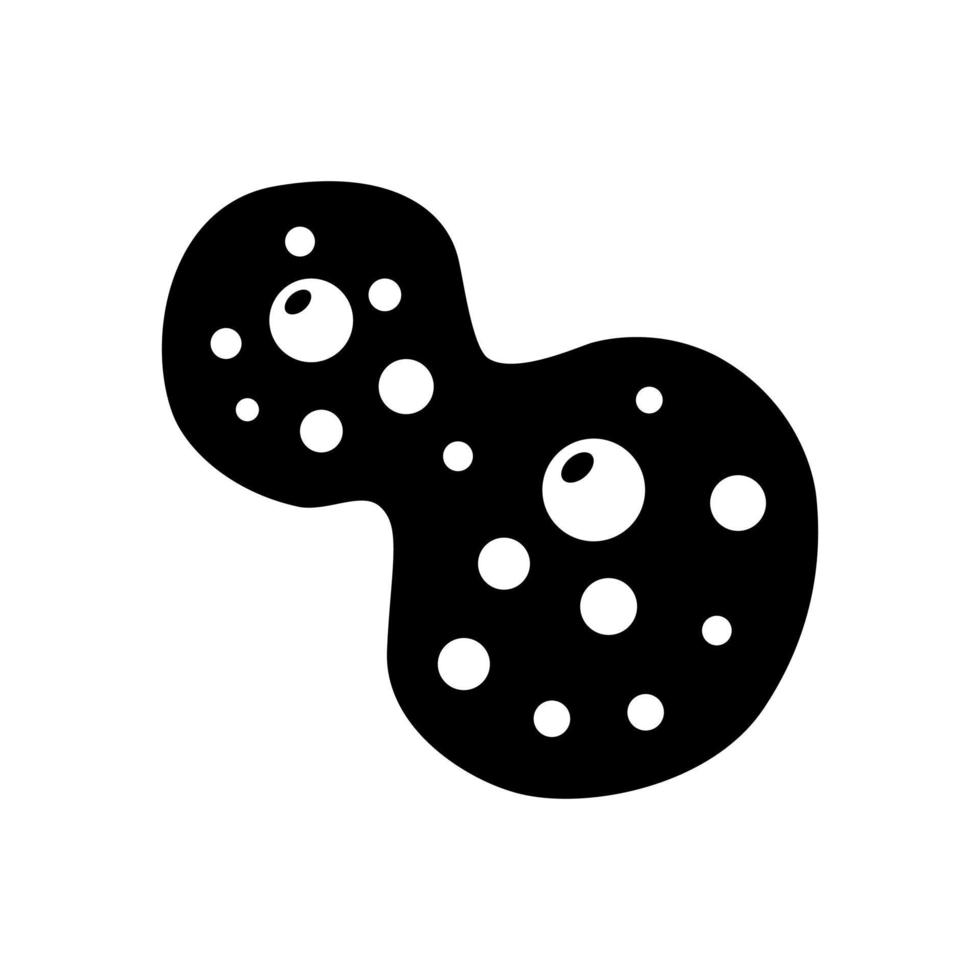 Bacteria icon vector. Virus illustration sign. microbe symbol. biology logo. vector