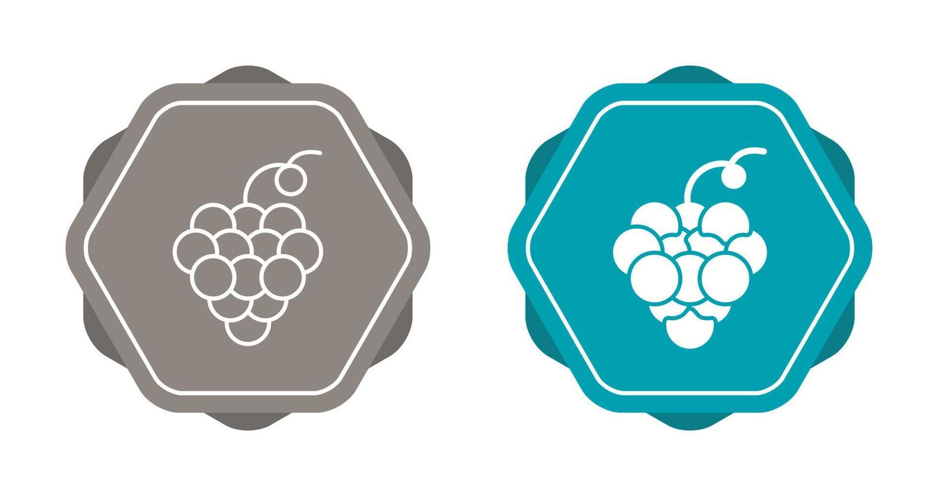 Grapes Vector Icon