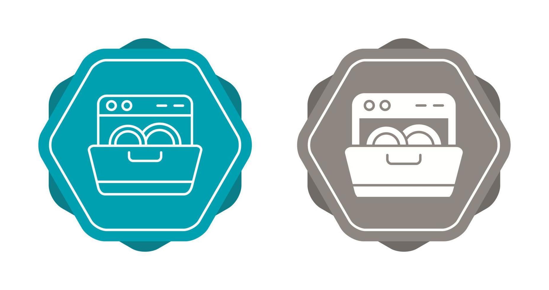 Dishwasher Vector Icon