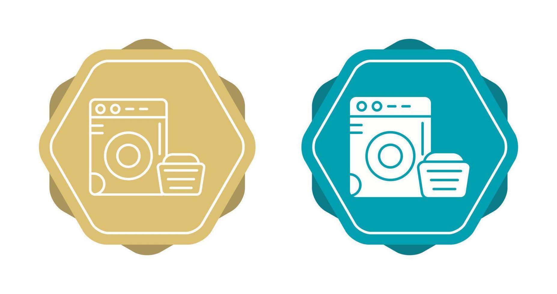 Washing Machine Vector Icon