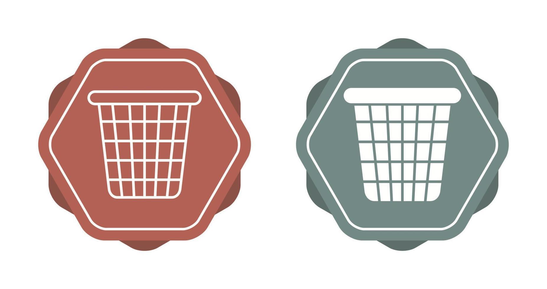 Trash Bin Vector Icon