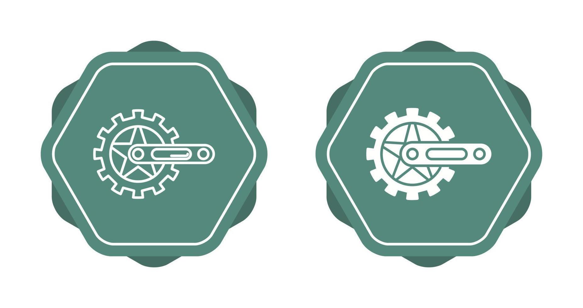 Crankset Vector Icon