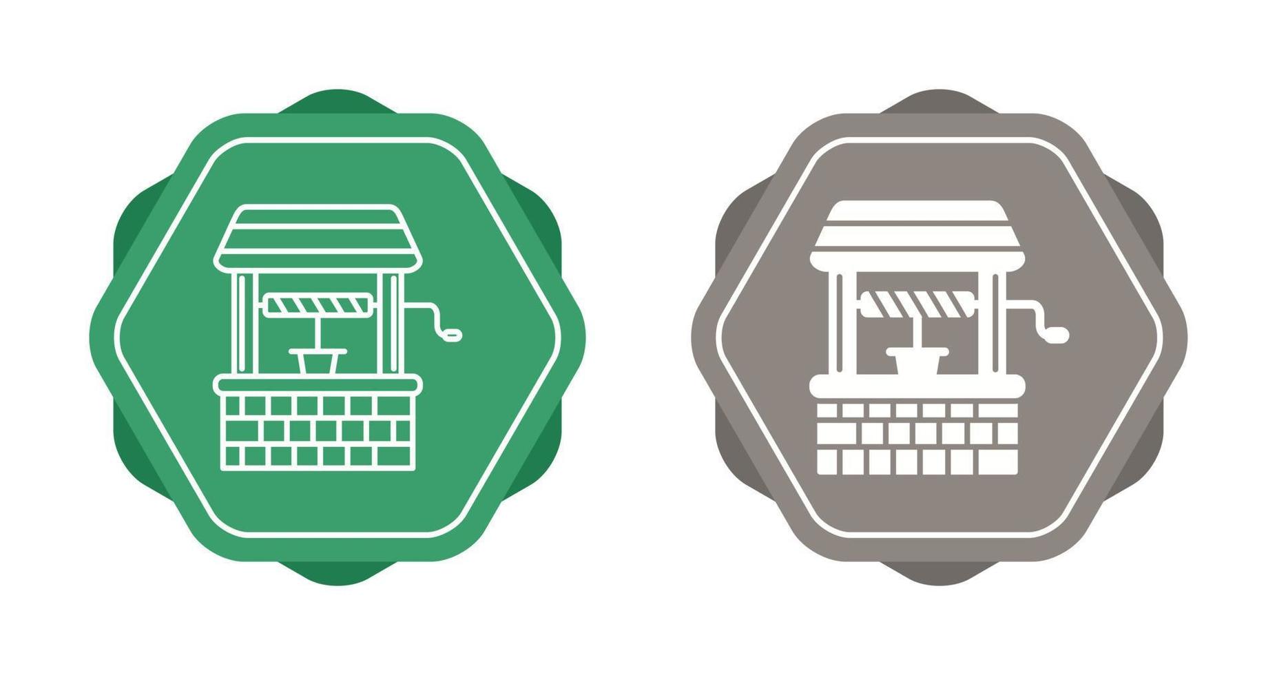 Water Well Vector Icon