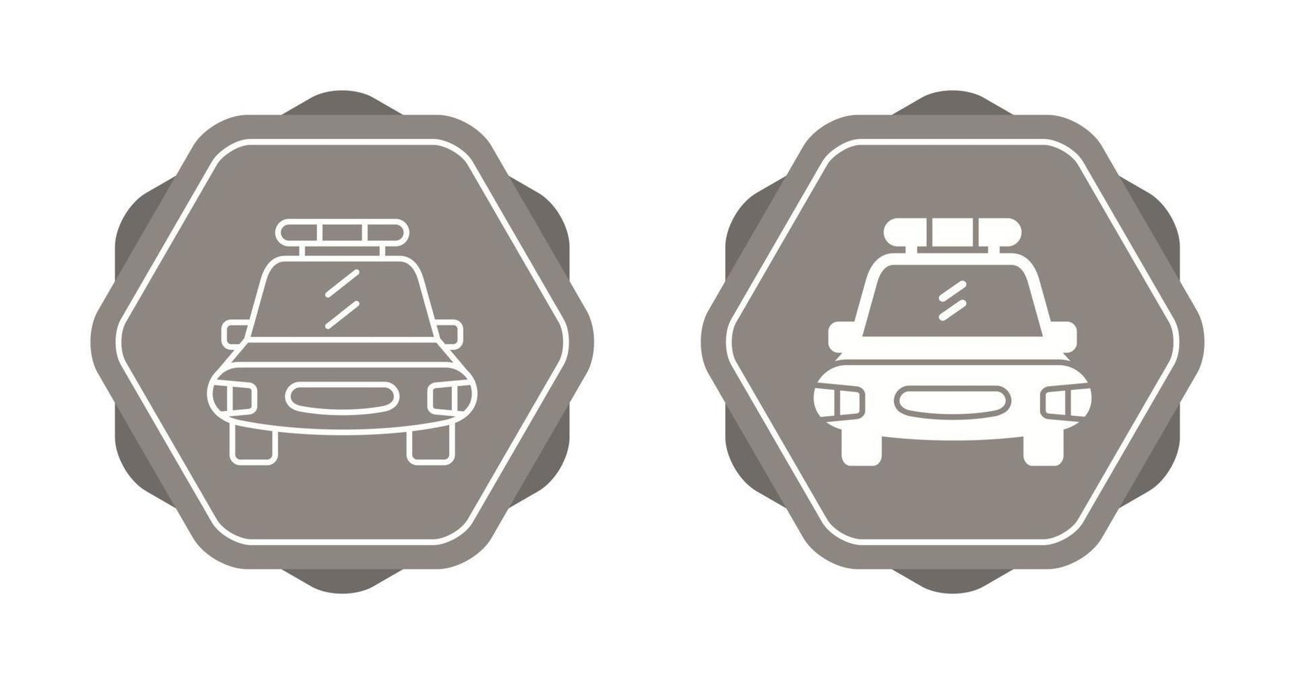 Police Car Vector Icon