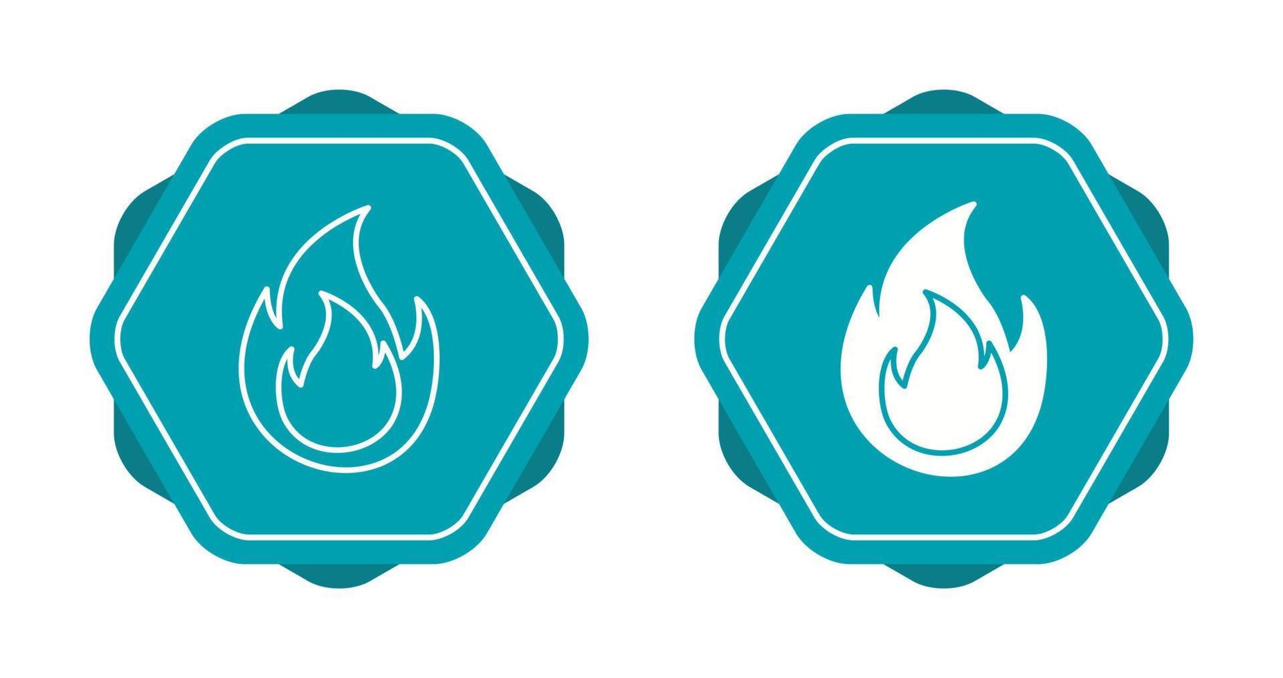 Flame Vector Icon