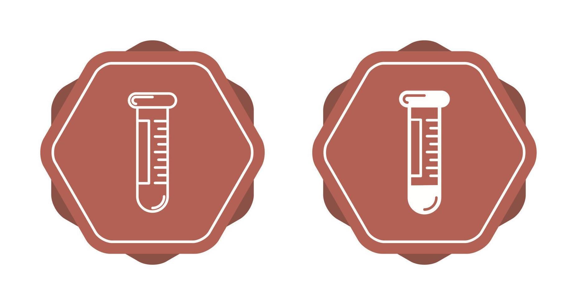 Sample Tubes Vector Icon