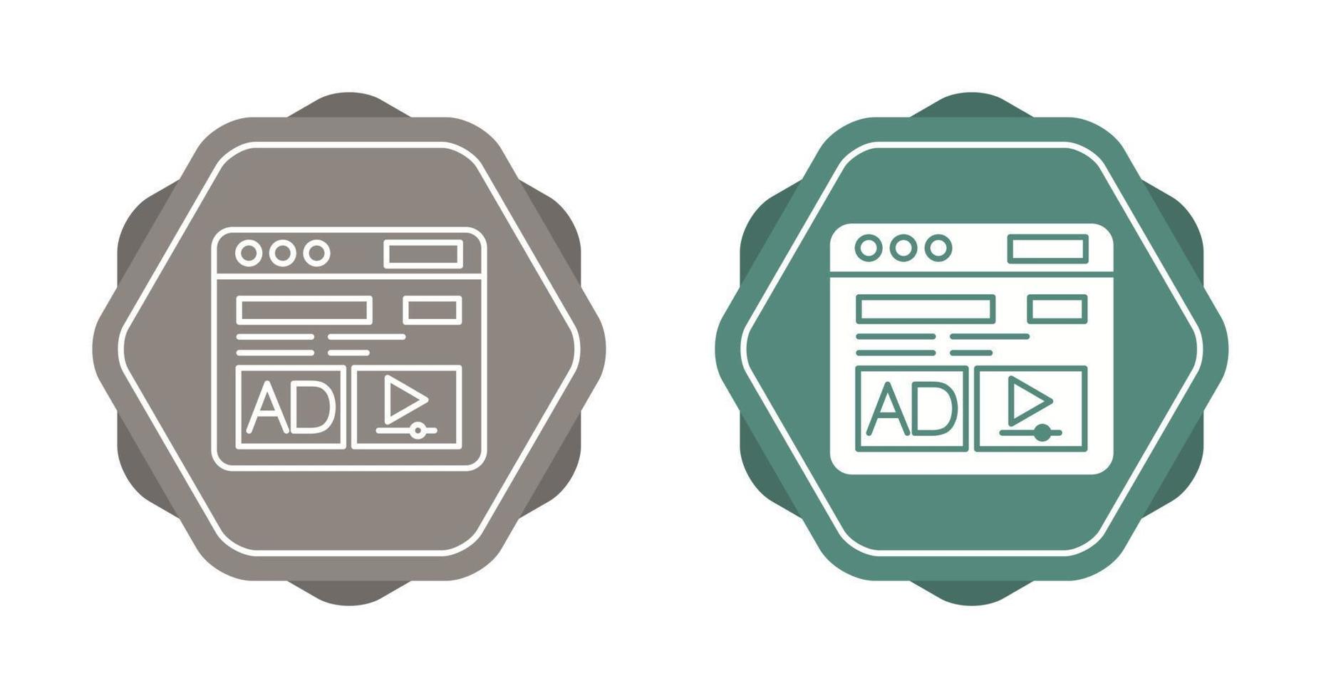 AD Vector Icon