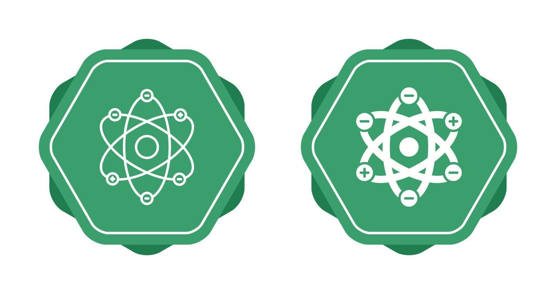 Atom Structure Vector Icon