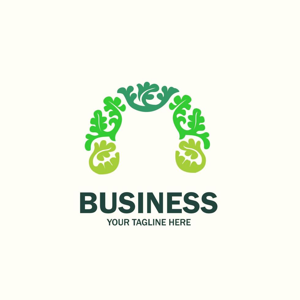 letter n shape vegetable logo, food and vegetable logo design.  agricultural product business logo vector