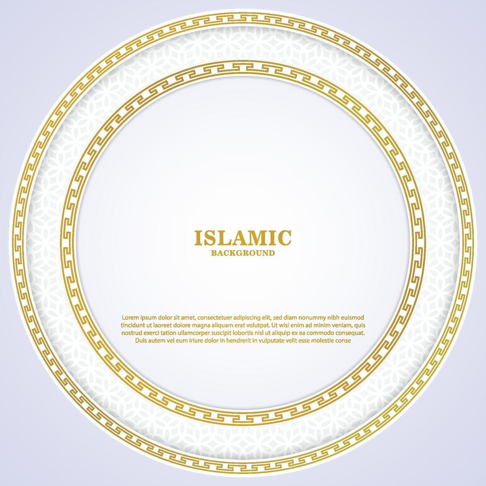 Islamic background design good use for card banner pattrern and more vector