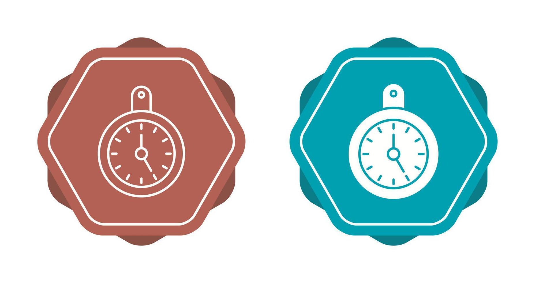 Wall Clock Vector Icon