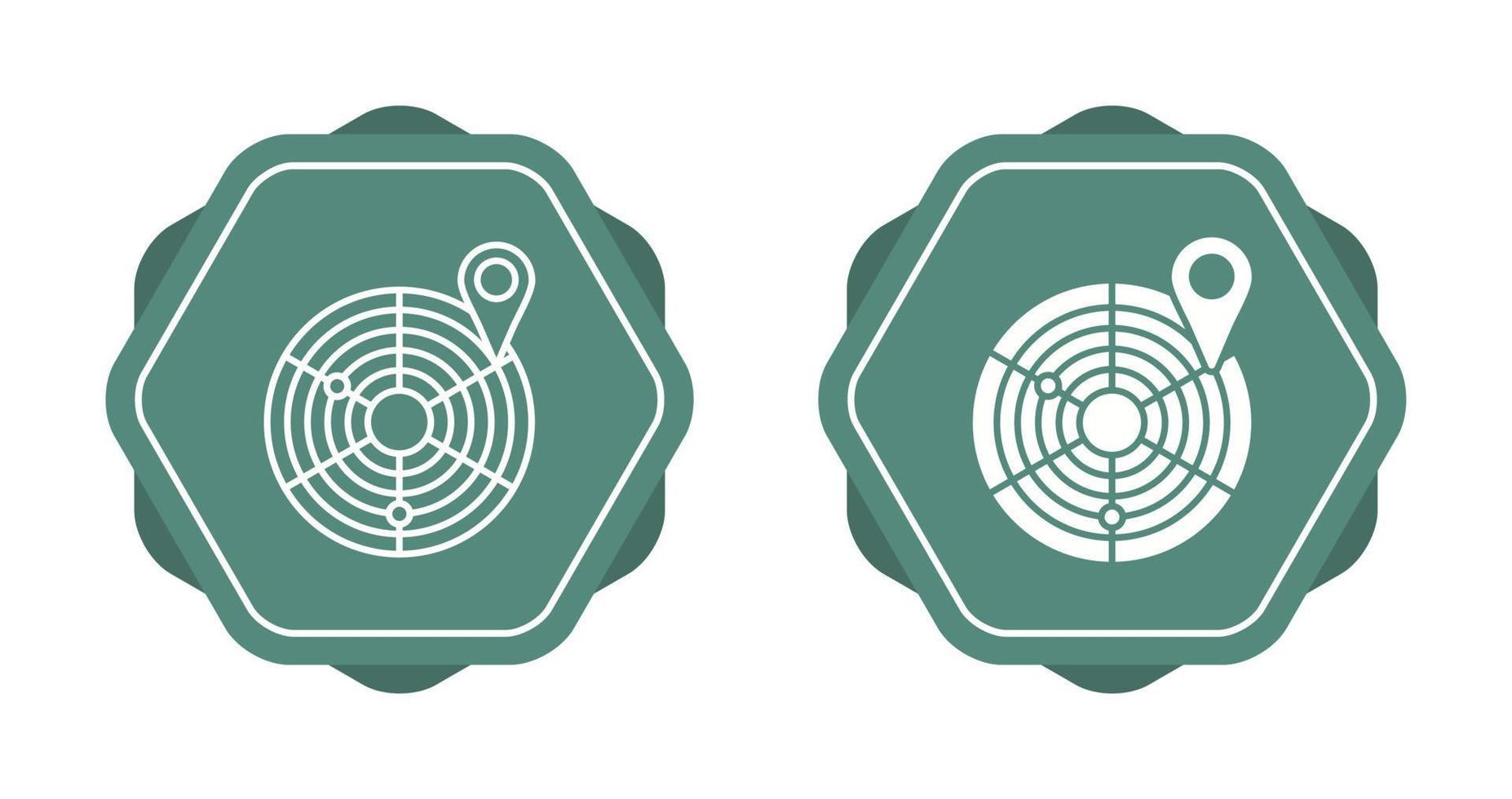 Radar Vector Icon