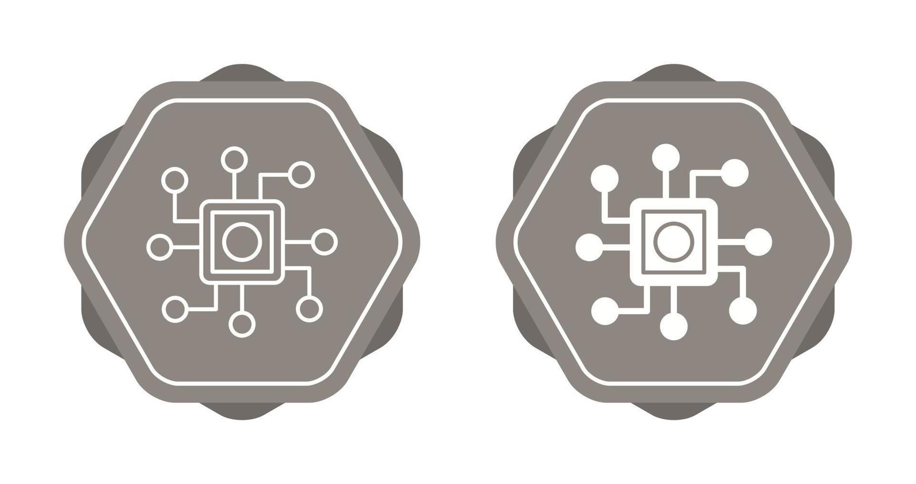 icono de vector de circuito