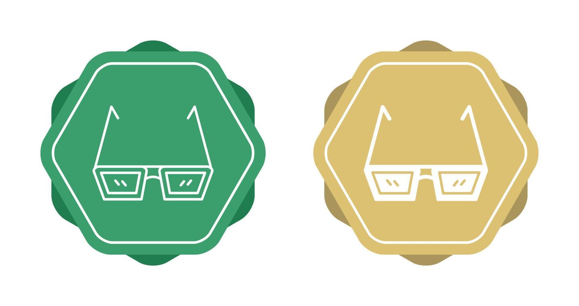 icono de vector de gafas