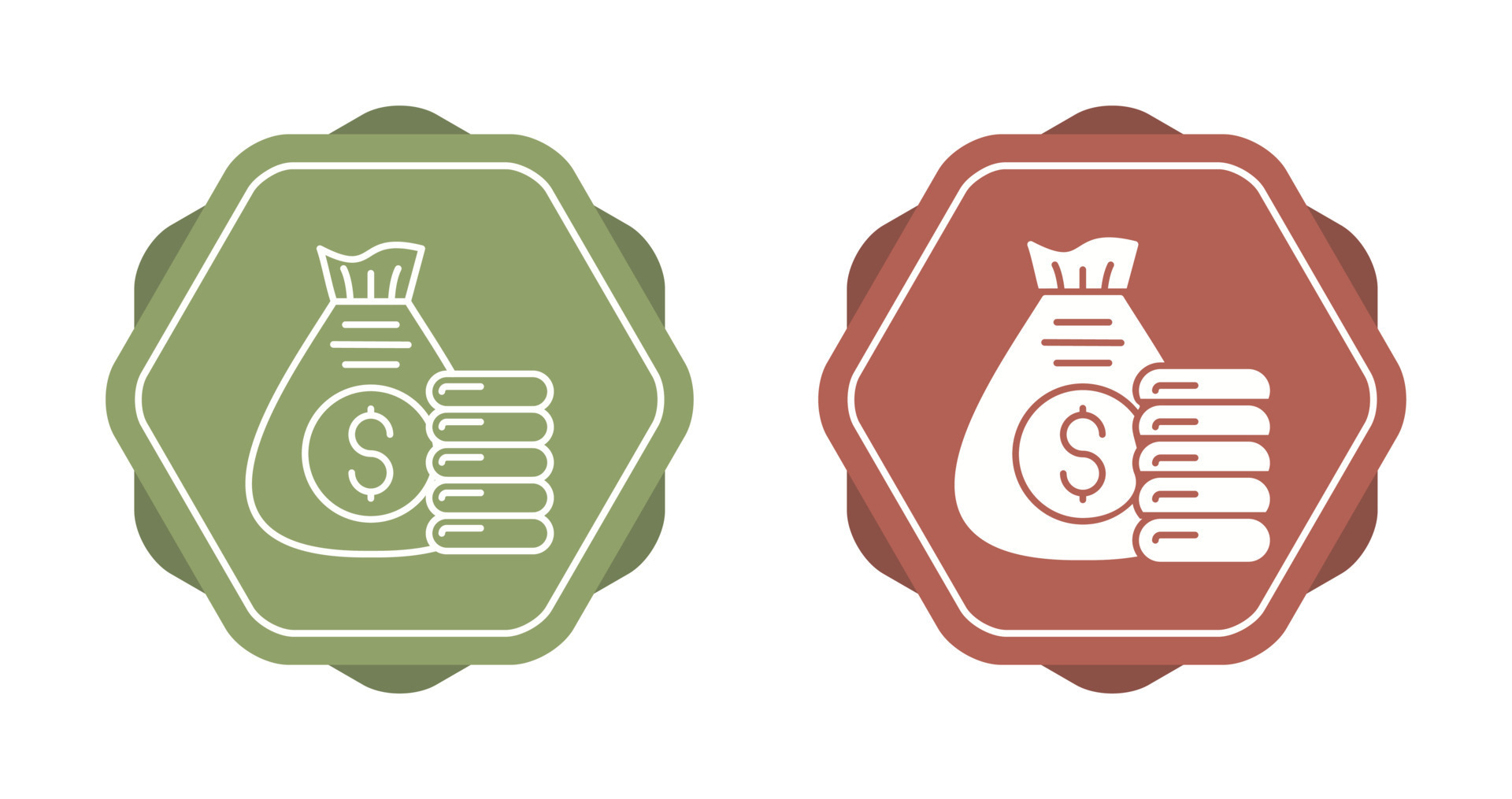 Money Bag Vector Icon 22372770 Vector Art at Vecteezy