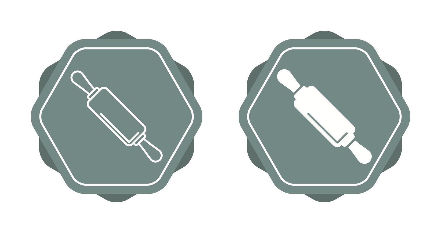 Rolling Pin Vector Icon