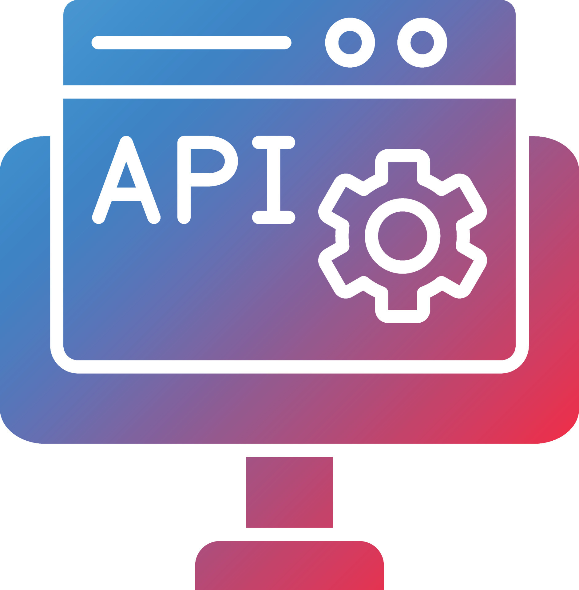 Vector Design Web API Icon Style 22372901 Vector Art at Vecteezy