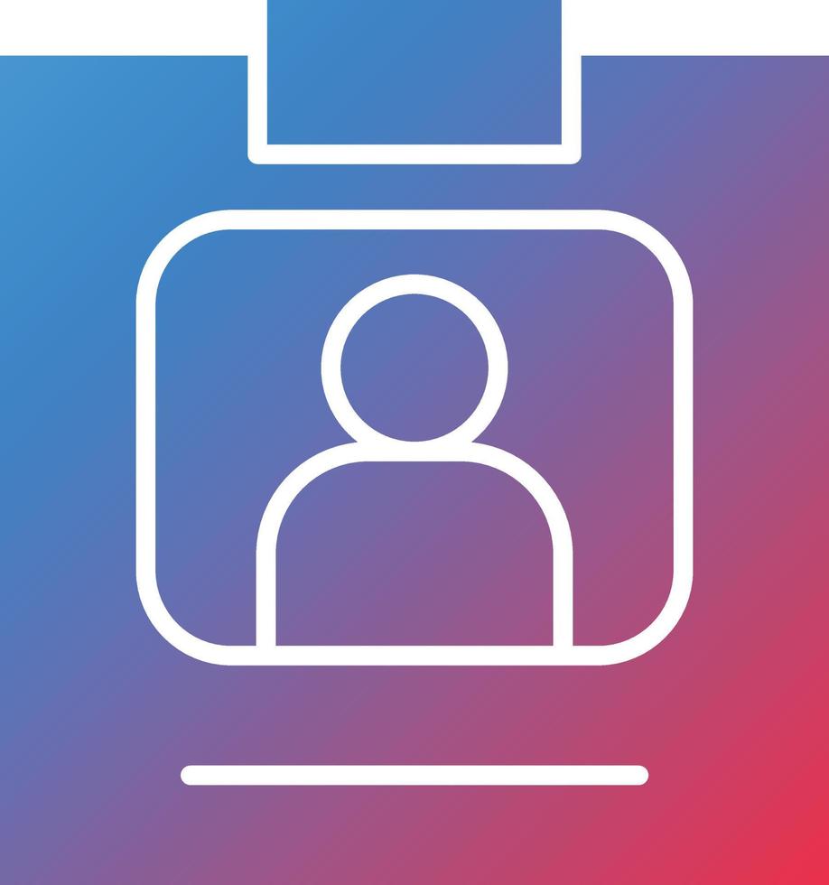 Vector Design Press Pass Icon Style