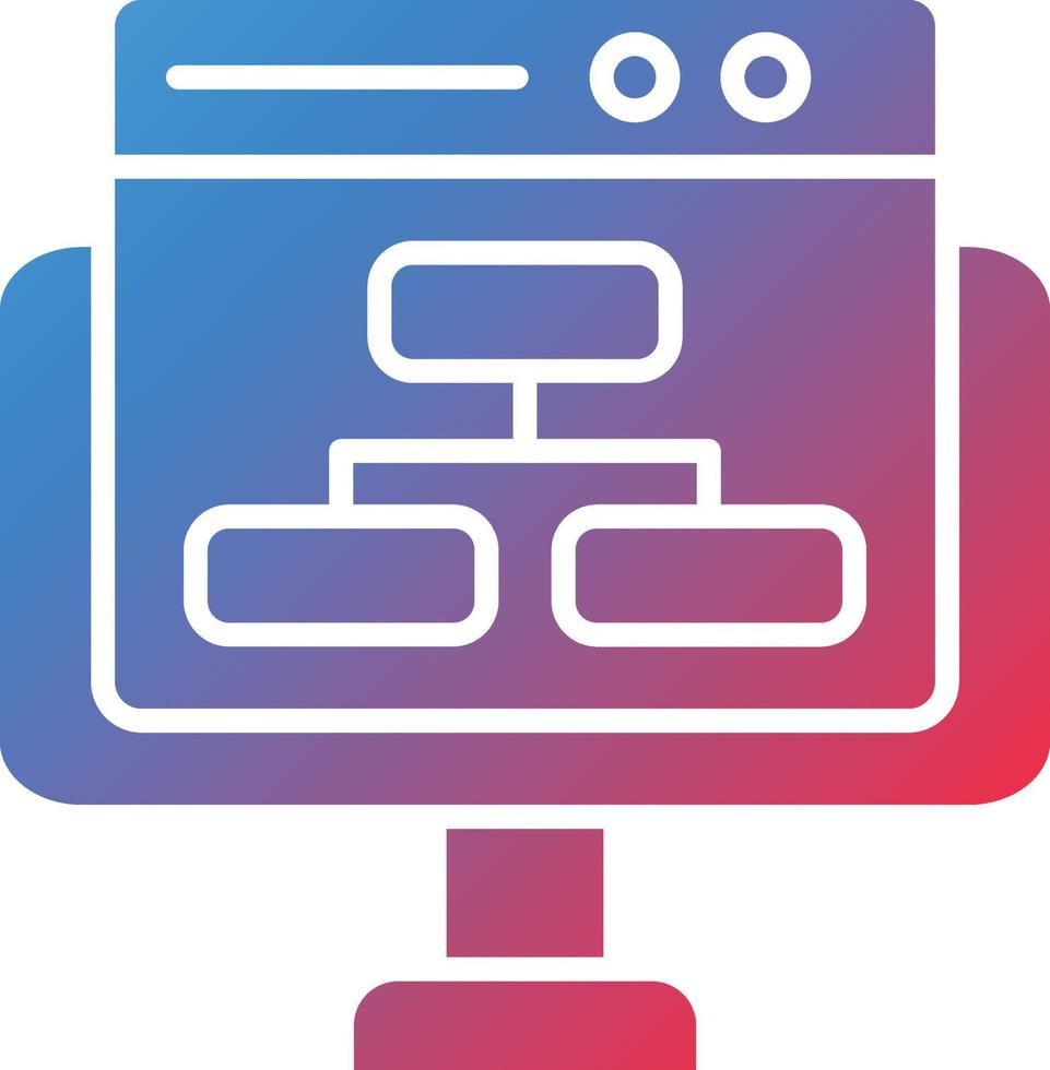 Vector Design Website Structure Icon Style