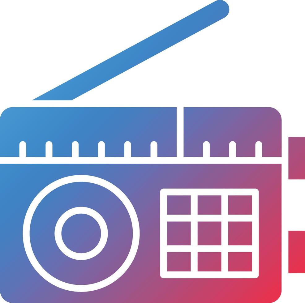 Vector Design Radio Icon Style