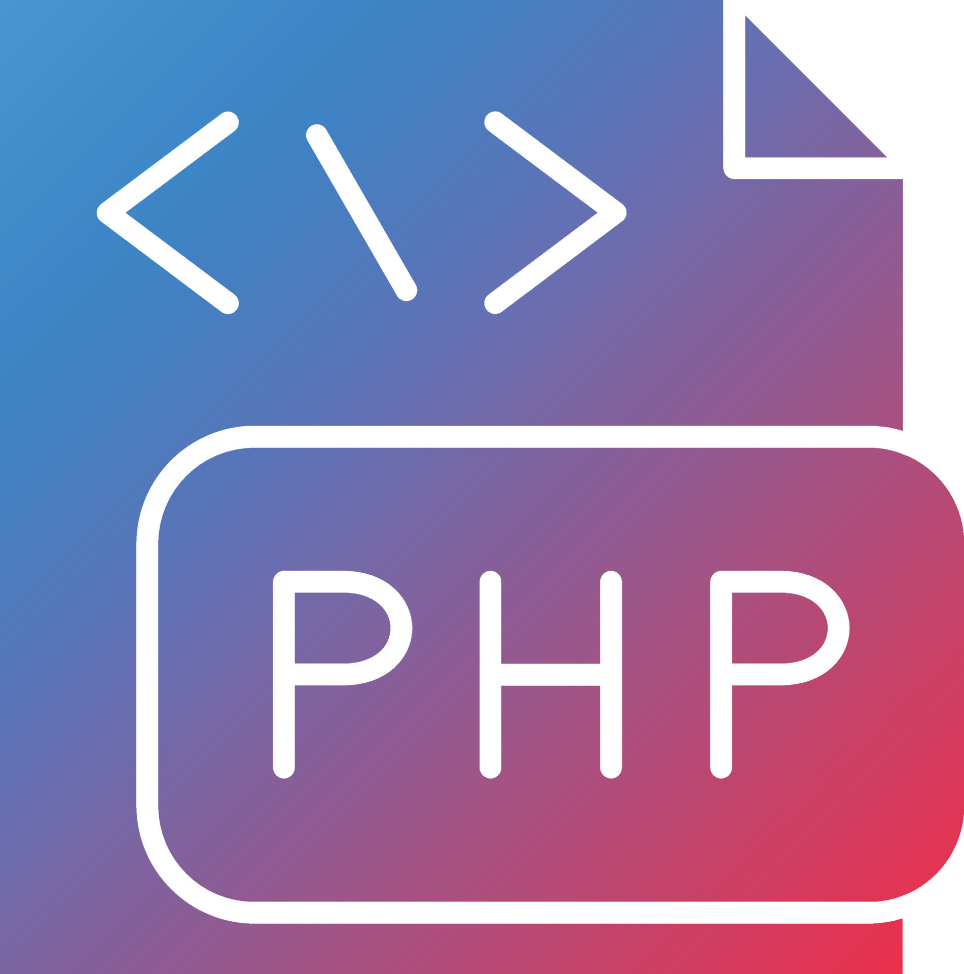 Vector Design PHP File Icon Style 22372989 Vector Art at Vecteezy