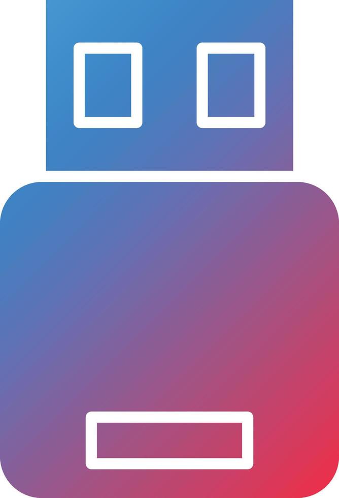 Vector Design USB Stick Icon Style