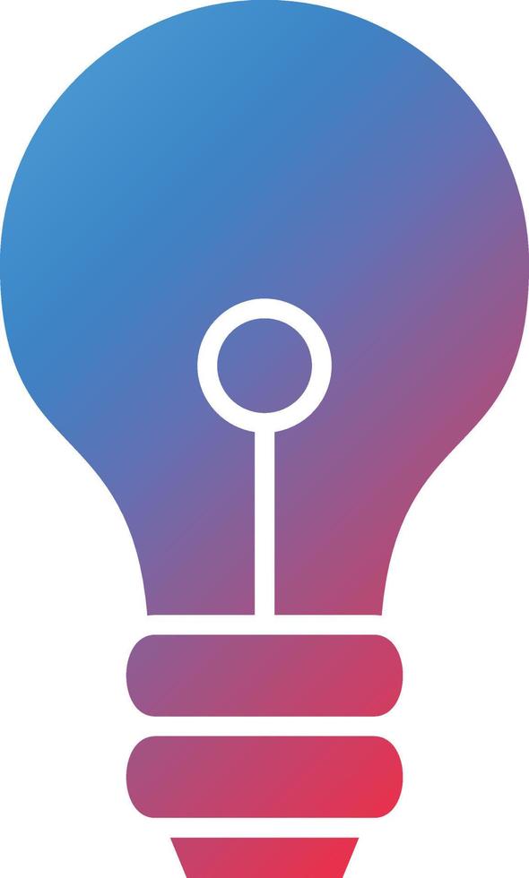 Vector Design Lightbulb Icon Style