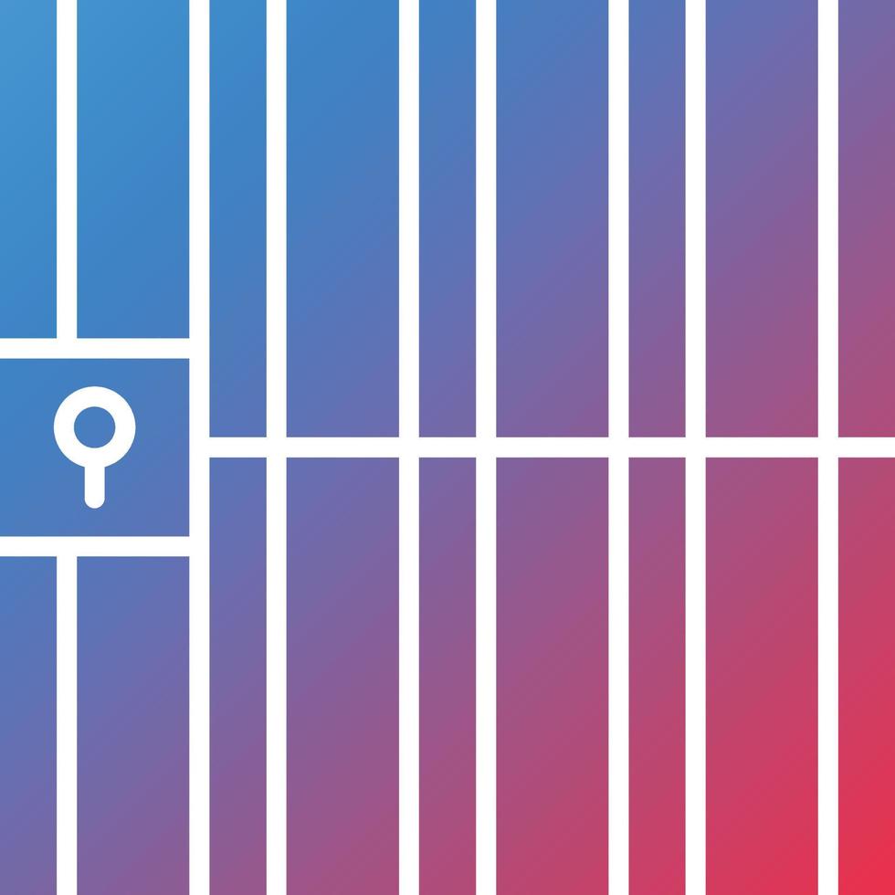 Vector Design Jail Icon Style