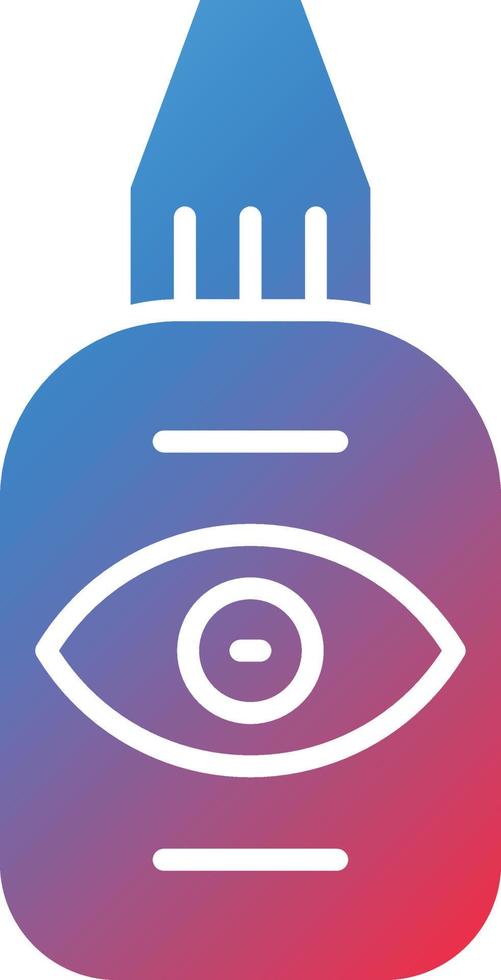 Vector Design Eye Drop Icon Style