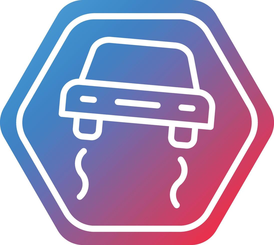 Vector Design Slippery Road Icon Style