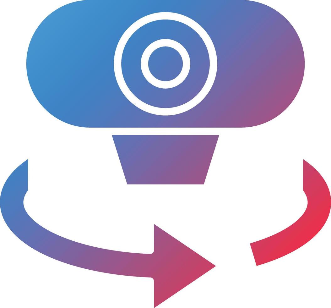 Vector Design 3d Camera Icon Style