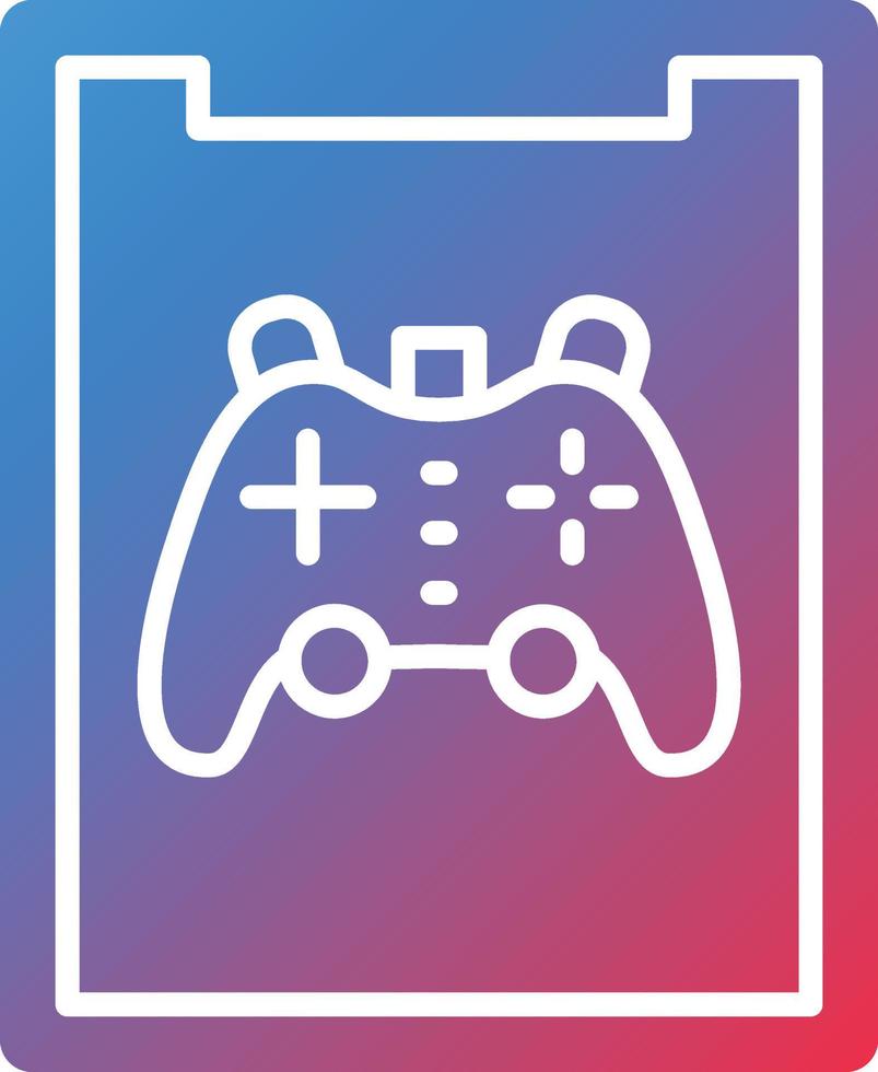 Vector Design Tablet Game Icon Style