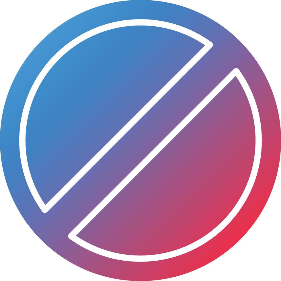 Vector Design Forbidden Icon Style