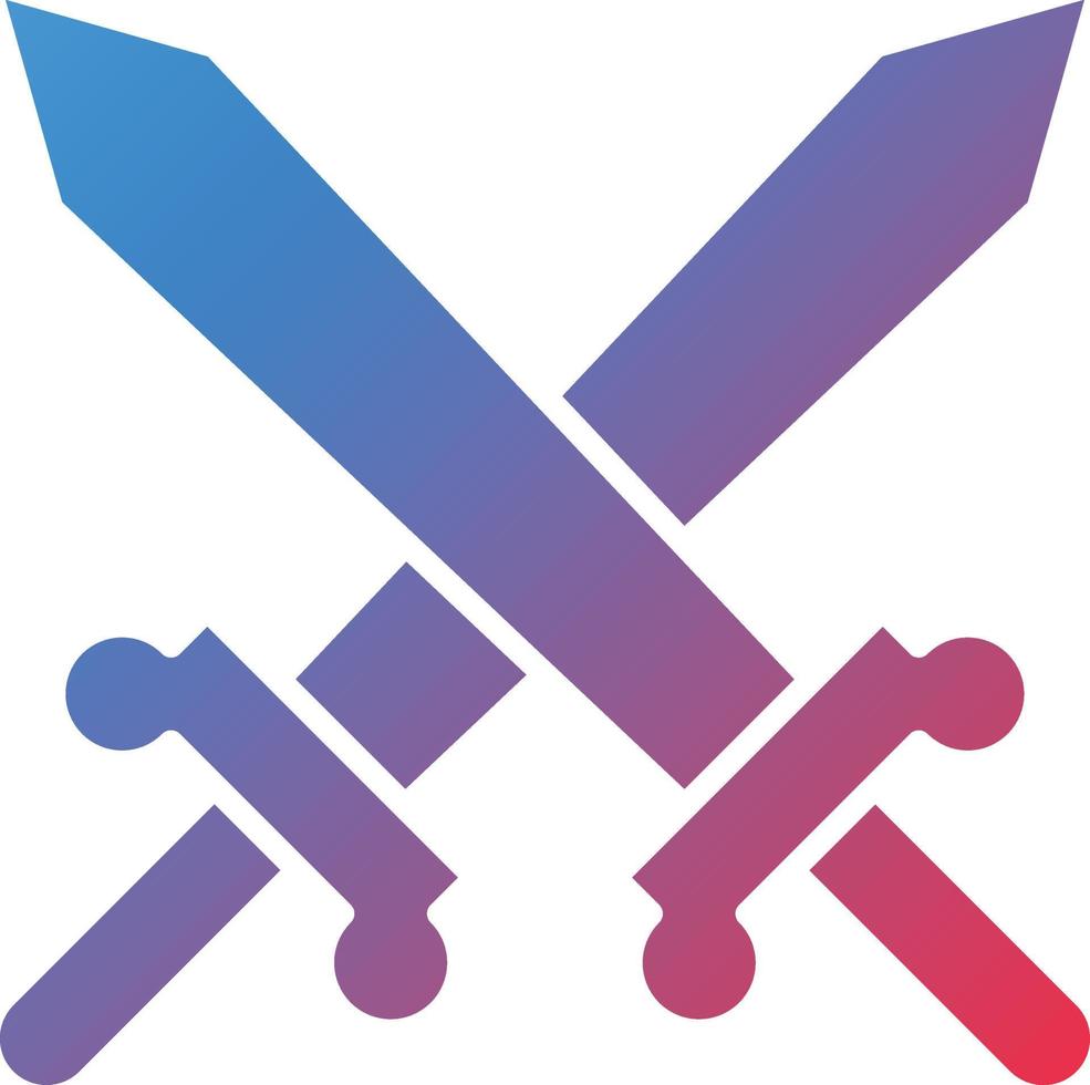 Vector Design Sword Icon Style