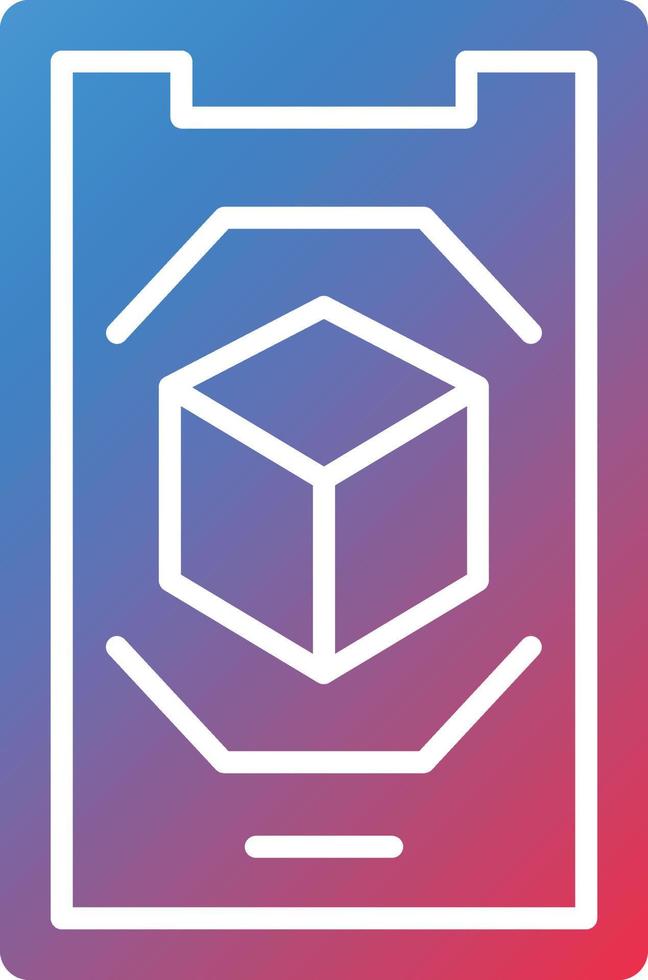 Vector Design Augmented Reality Icon Style
