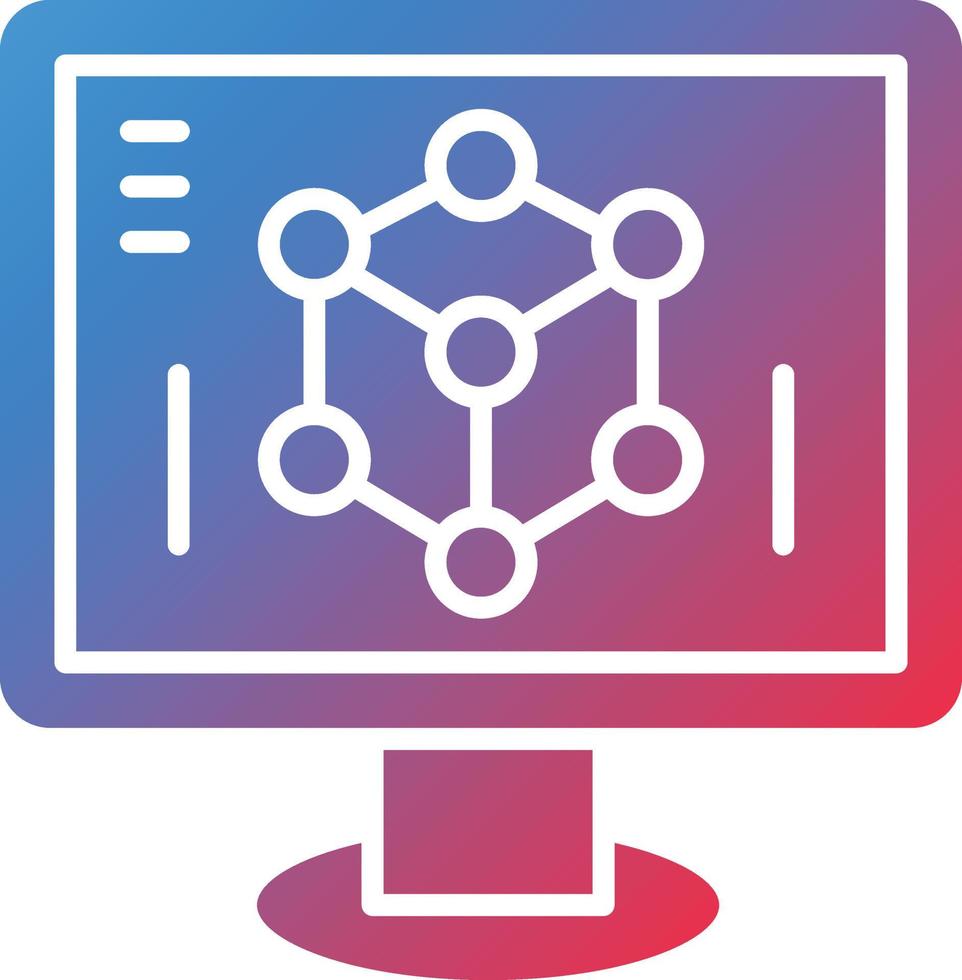 Vector Design 3d Modeling Icon Style