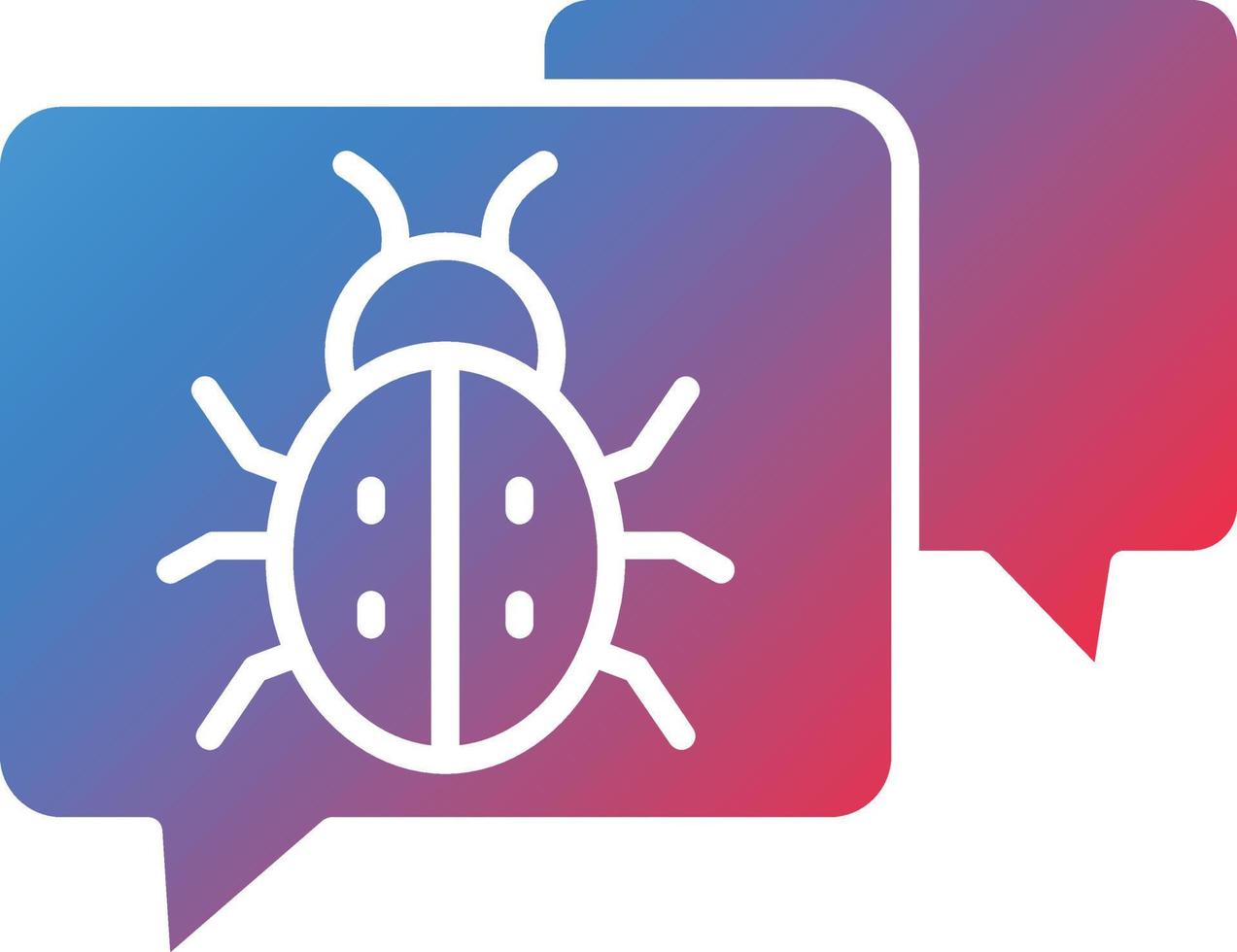 Vector Design Chat Virus Icon Style