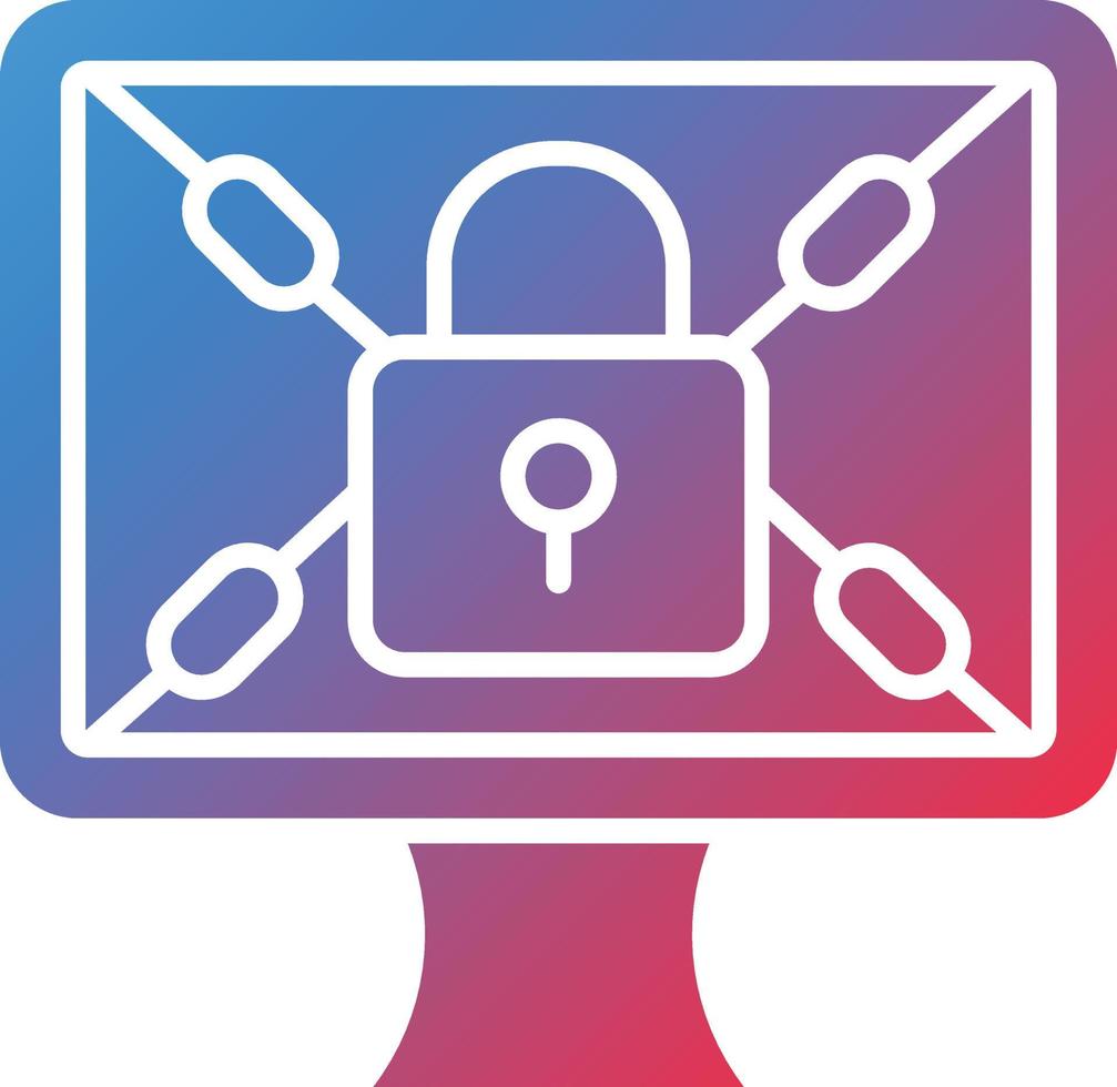 Vector Design Ransomware Icon Style