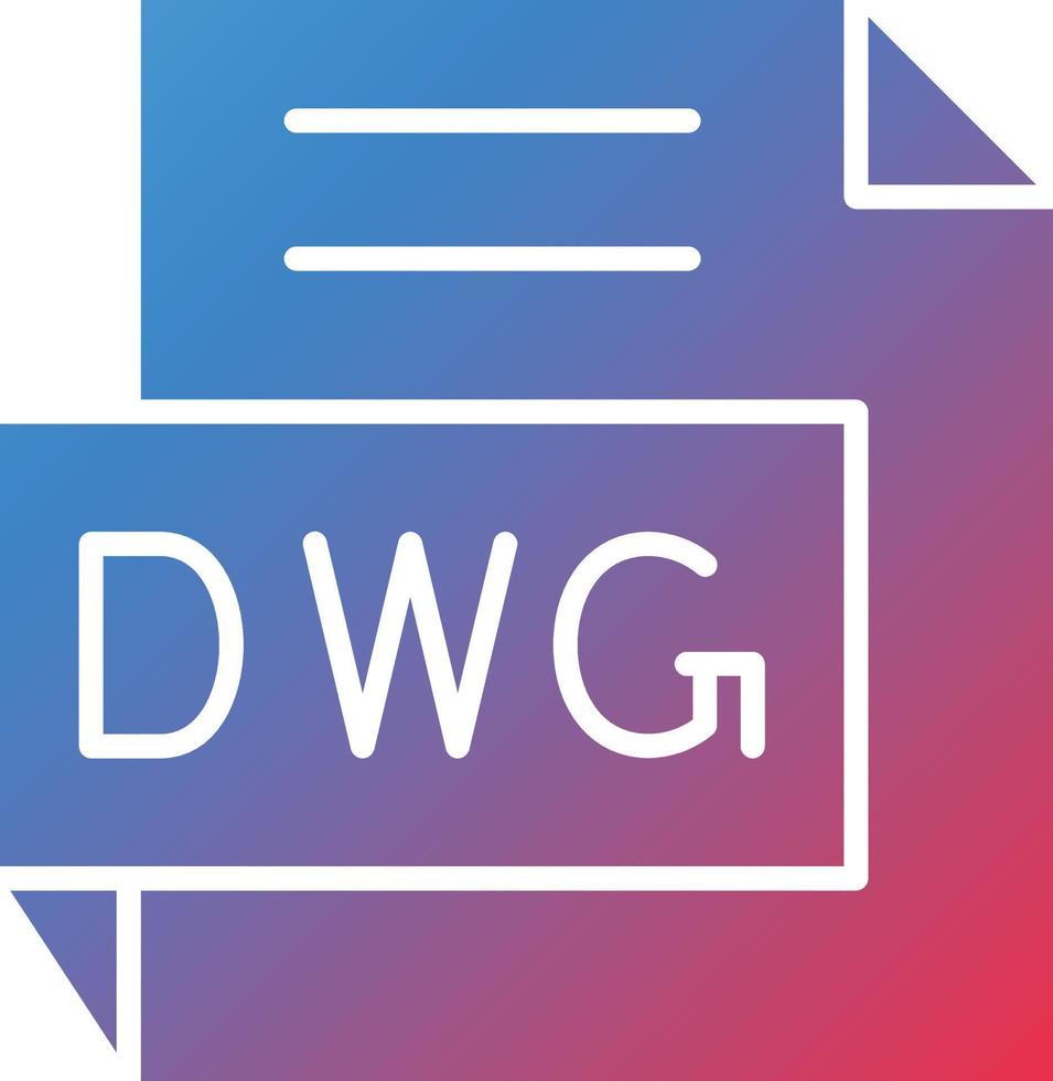 Vector Design DWG Icon Style