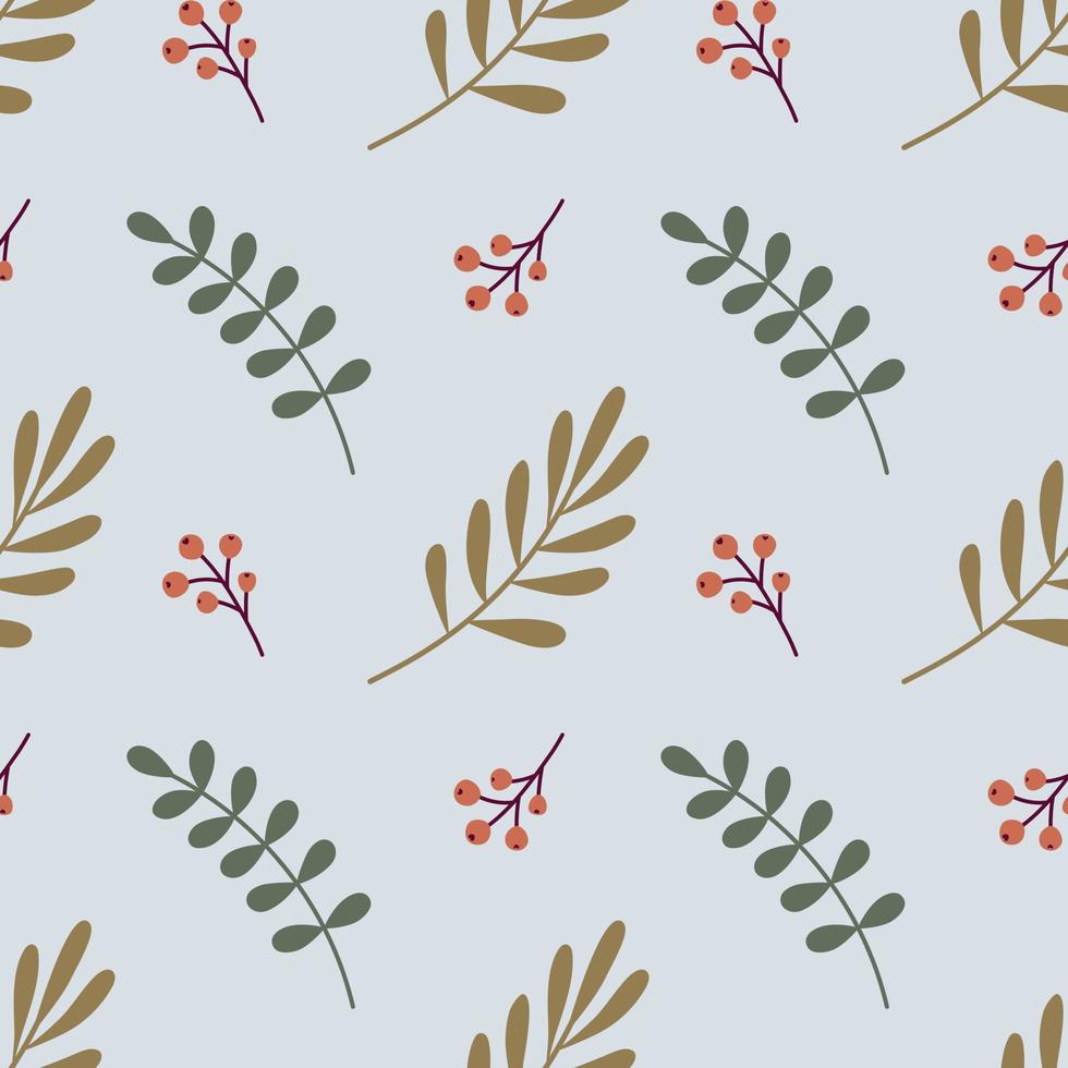 Cute floral vector seamless pattern
