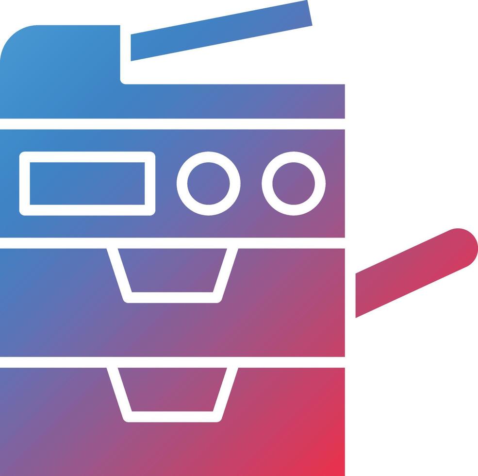Vector Design Copy Machine Icon Style