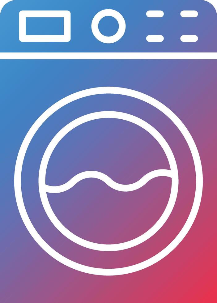 Vector Design Washing Machine Icon Style
