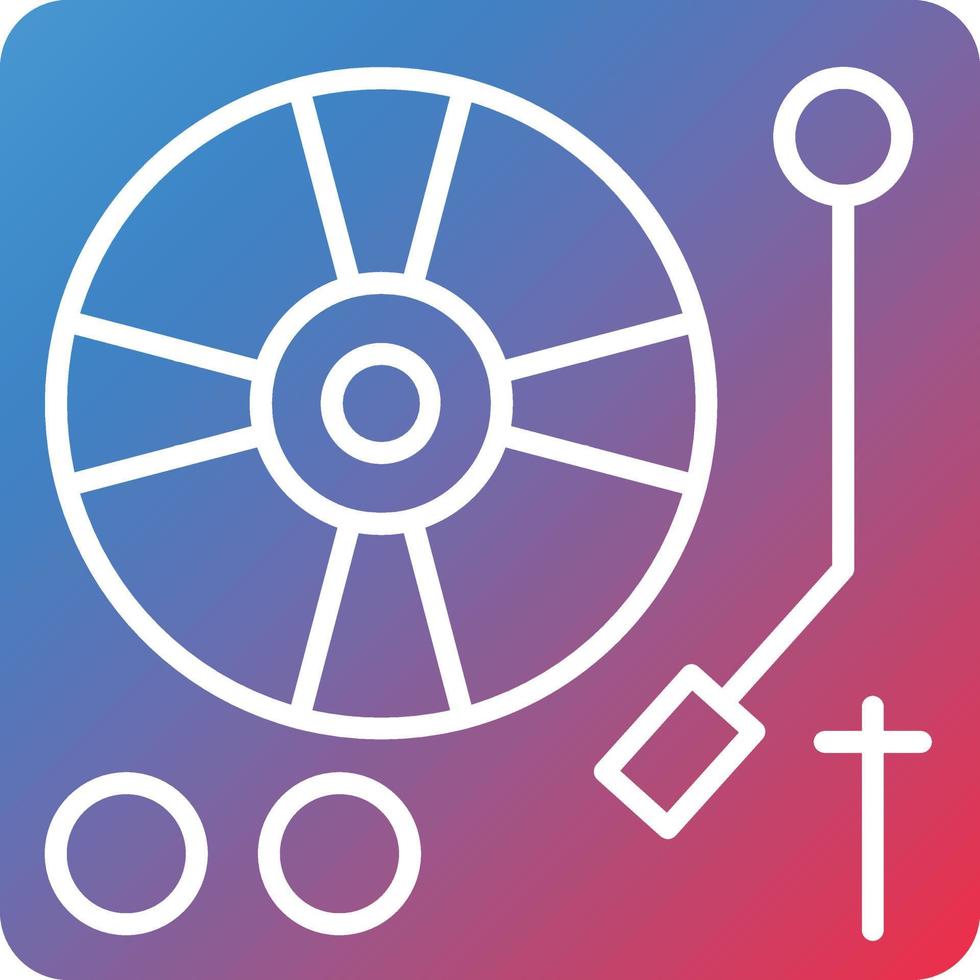 Vector Design Turn Table Icon Style