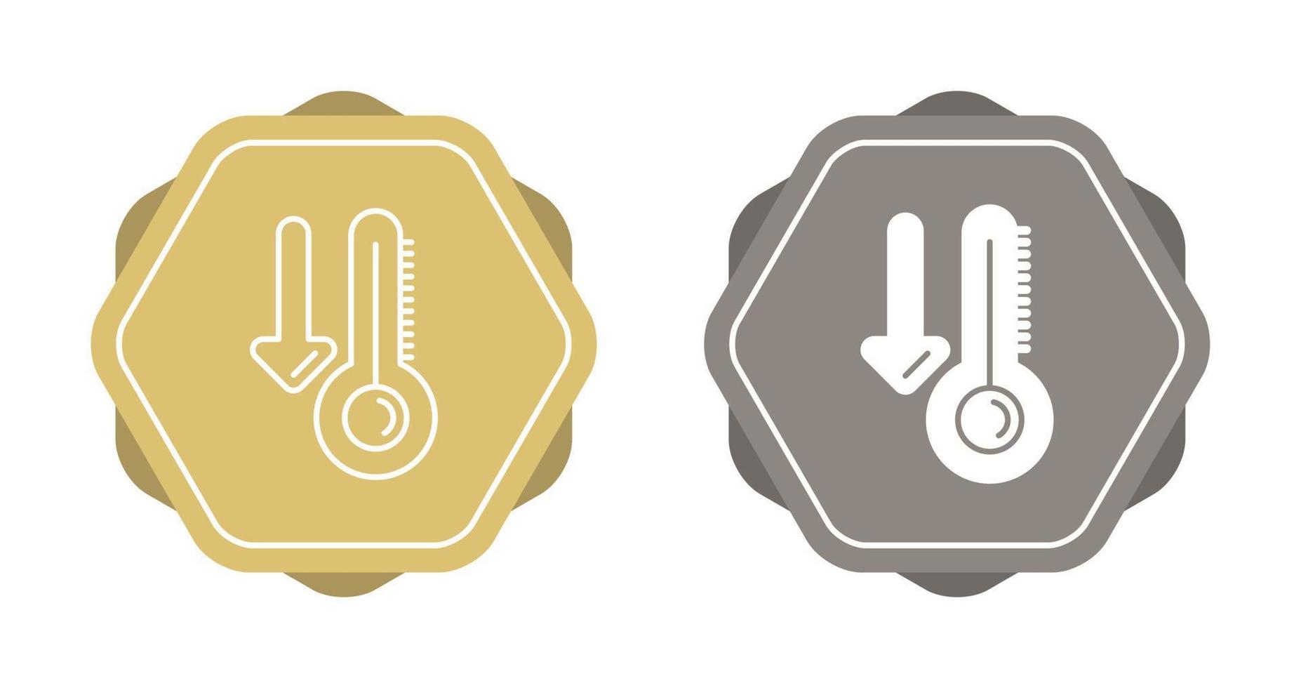 Low Temperature Vector Icon