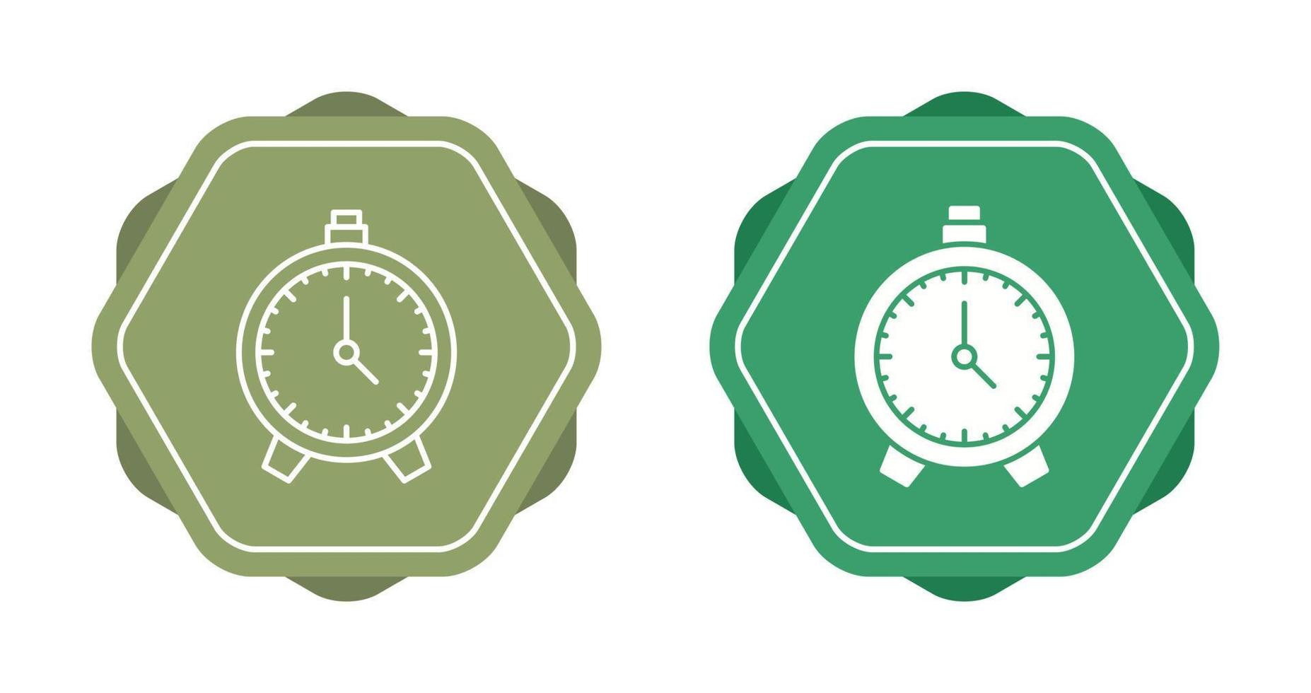 icono de vector de reloj de alarma