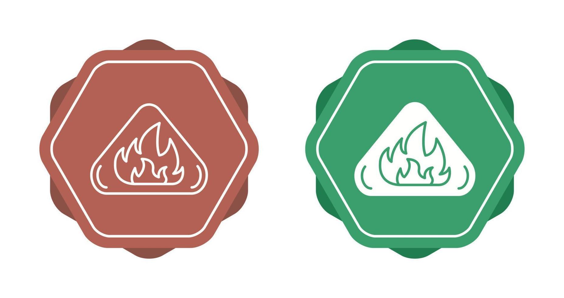 Fire Danger Vector Icon