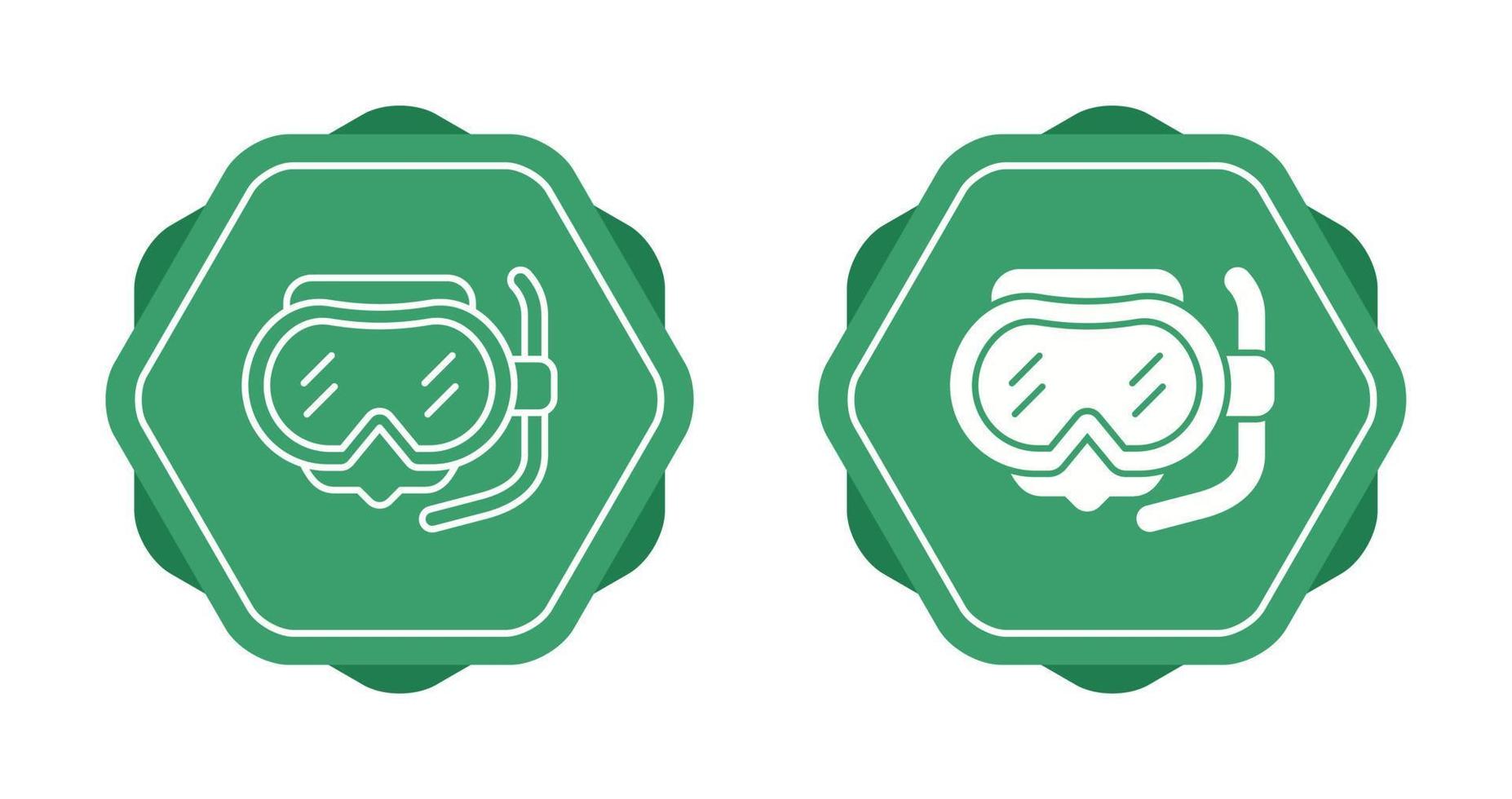 Diving Mask Vector Icon