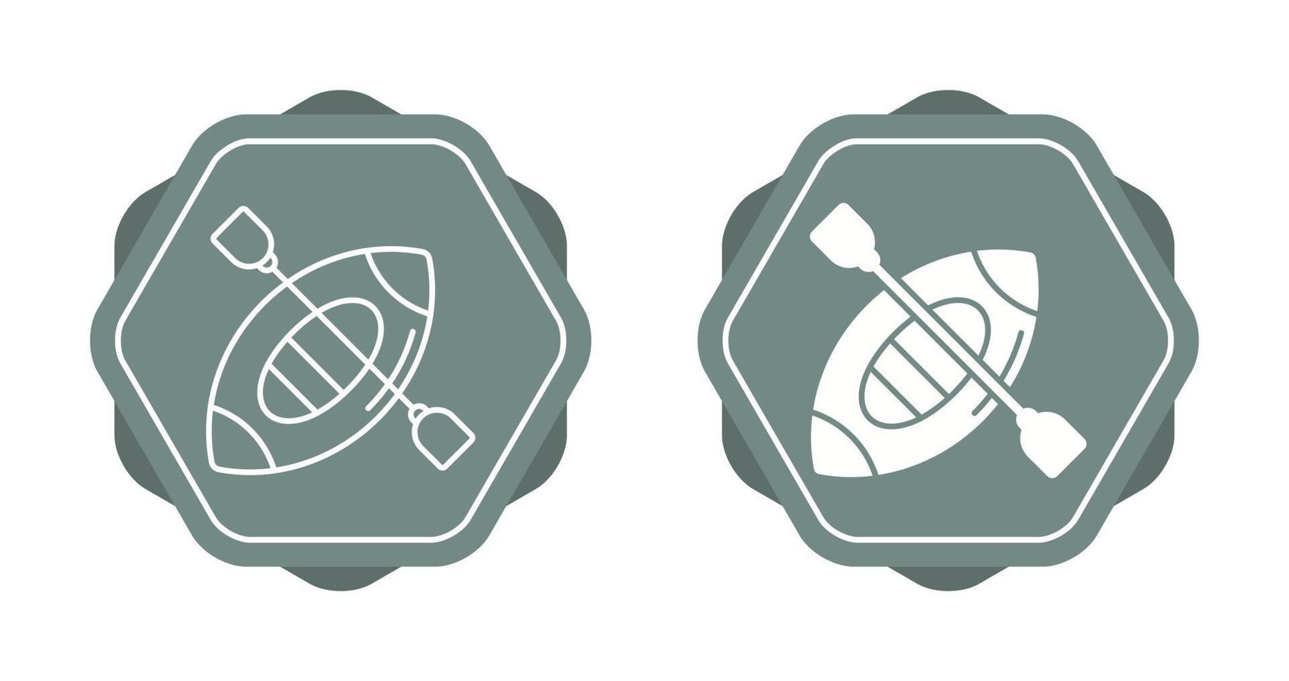 Kayak Vector Icon