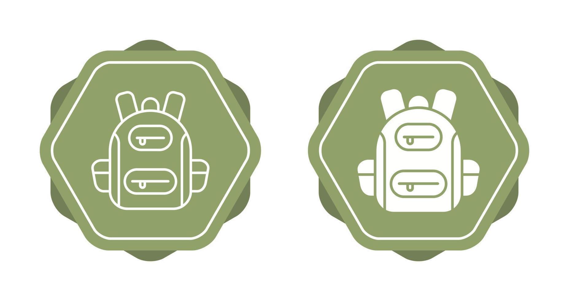 Backpack Vector Icon